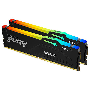 Kingston FURY Beast RGB 16 Go (2 x 8 Go) DDR5 6000 MHz