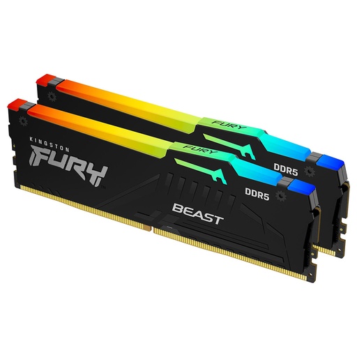 Kingston FURY Beast RGB 32 Go (2 x 16 Go) DDR5 6000 MHz